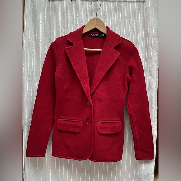 Ralph Lauren Jackets & Blazers - NWOT Ralph Lauren Black Label Sweater Knit Blazer size XS/TP